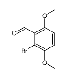 2-bromo-3,6-dimethoxybenzaldehyde Structure