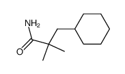 3-cyclohexyl-2,2-dimethyl-propionic acid amide Structure