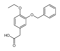 2-[3-(苄氧基)-4-乙氧基苯基]乙酸结构式