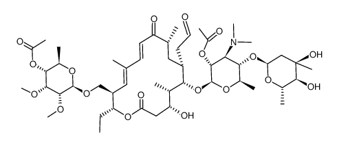 2',4'''-di-O-acetyltylosin结构式