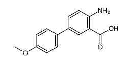 2-amino-5-(4-methoxyphenyl)benzoic acid结构式