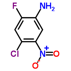 4-Chloro-2-fluoro-5-nitroaniline Structure
