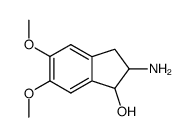 2-Amino-5,6-dimethoxy-indan-1-ol Structure