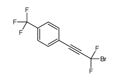 1-(3-bromo-3,3-difluoroprop-1-ynyl)-4-(trifluoromethyl)benzene结构式