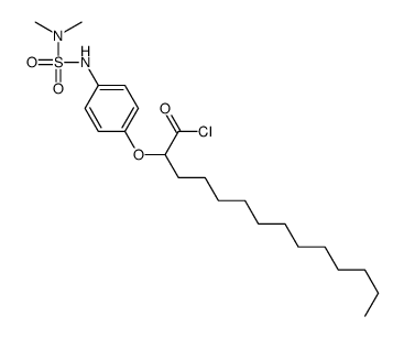 2-[4-(dimethylsulfamoylamino)phenoxy]tetradecanoyl chloride结构式