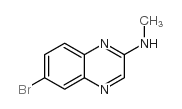 6-溴-2-(N-甲基氨基)喹唑啉结构式