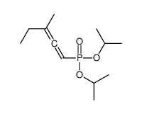 1-di(propan-2-yloxy)phosphoryl-3-methylpenta-1,2-diene结构式