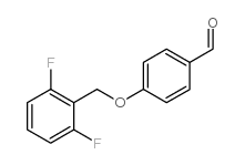 4-(2,6-二氟苄氧基)-苯甲醛结构式