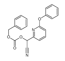 benzyl [cyano-(6-phenoxypyridin-2-yl)methyl] carbonate Structure