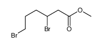 methyl 3,6-dibromohexanoate结构式