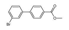 methyl 3'-bromobiphenyl-4-carboxylate结构式