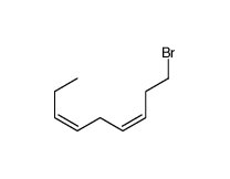 (3Z,6Z)-1-bromonona-3,6-diene Structure