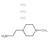 2-(4-甲基-1-哌嗪)-乙胺盐酸盐结构式