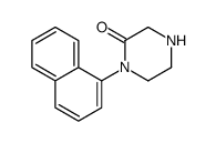 1-(1-萘)-2-哌嗪酮结构式
