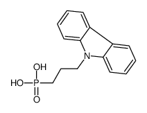 3-carbazol-9-ylpropylphosphonic acid Structure