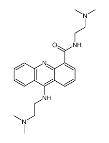 9-(2-Dimethylamino-ethylamino)-acridine-4-carboxylic acid (2-dimethylamino-ethyl)-amide Structure