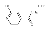 1-(2-溴吡啶-4-基)乙酮氢溴酸结构式