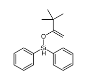 3,3-dimethylbut-1-en-2-yloxy(diphenyl)silane Structure