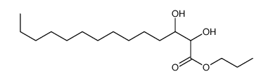 propyl 2,3-dihydroxytetradecanoate结构式