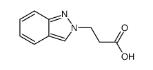3-(indazol-2-yl)propionic acid结构式