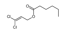 3,3-dichloroprop-2-enyl hexanoate结构式