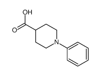 1-苯基哌啶-4-羧酸结构式