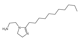 4,5-dihydro-2-undecyl-1H-imidazole-1-ethylamine Structure