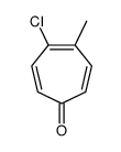4-chloro-5-methylcyclohepta-2,4,6-trien-1-one Structure
