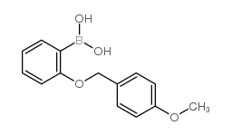 [2-[(4-methoxyphenyl)methoxy]phenyl]boronic acid结构式