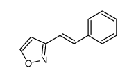 3-(1-甲基-2-苯基乙烯)异噁唑结构式