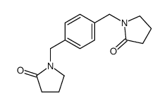 1-[[4-[(2-oxopyrrolidin-1-yl)methyl]phenyl]methyl]pyrrolidin-2-one结构式