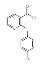 2-(4-氯苯基)硫代吡啶-3-羰酰氯图片