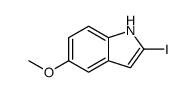 2-iodo-5-methoxy-1H-indole Structure