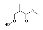methyl 2-(hydroperoxymethyl)prop-2-enoate结构式
