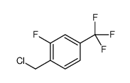 1-(Chloromethyl)-2-fluoro-4-(trifluoromethyl)benzene Structure