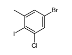 5-Bromo-3-chloro-2-iodotoluene Structure