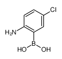 2-氨基-5-氯苯硼酸结构式