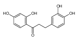 1-(2,4-dihydroxyphenyl)-3-(3,4-dihydroxyphenyl)propan-1-one Structure