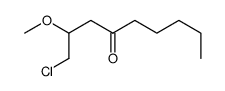 1-chloro-2-methoxynonan-4-one结构式