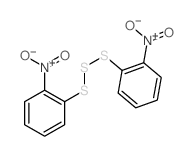 Trisulfide,bis(2-nitrophenyl) (9CI)结构式