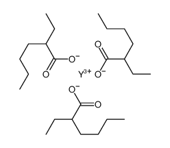 2-乙基己酸钇(III)结构式