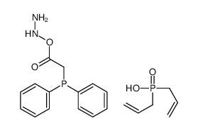 (Diphenylphosphinyl)acetic acid hydrazide mono(di-2-propenylphosphinat e)结构式