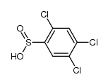 2,4,5-trichloro-benzenesulfinic acid Structure