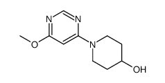 1-(6-methoxypyrimidin-4-yl)piperidin-4-ol Structure
