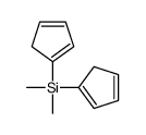 di(cyclopenta-1,3-dien-1-yl)-dimethylsilane Structure