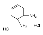 反式-4-环己烯-1,2-二胺二盐酸盐结构式