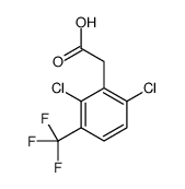 [2,6-Dichloro-3-(trifluoromethyl)phenyl]acetic acid Structure