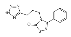 4-phenyl-3-[3-(2H-tetrazol-5-yl)propyl]-1,3-thiazol-2-one Structure