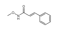 (E)-N-methoxycinnamamide结构式