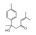 6-hydroxy-2-methyl-6-(4-methylphenyl)hept-2-en-4-one结构式